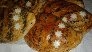 بيتزا كالزون/pizza calzone بعجين رائع وحشوة لذيذة بزاف