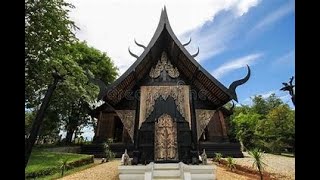 The Baandam Museum, also known as the Black House Museum, is located in Chiang Rai, Thailand,