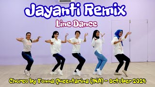 Jayanti Remix Line Dance - Choreo @fonnaqueentarinafqlinedanc5603 - by Melody Line Dance Gombong