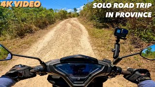 solo road trip in province // yamaha aerox 155 ride //off roading // village motovlog