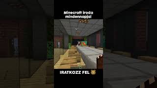 Minecraft Iroda Mindennapjai 😭 #minecraft  #minecraftmemes #minecraftmoment #shorts #bearmedve