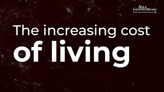 The increasing cost of living