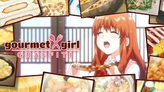 Every food featured in Gourmet Girl Graffiti