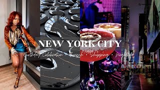 TRAVEL VLOG | NYC GIRLS TRIP | BDAY CELEBRATION | StacyStace