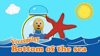 The shapes Vivasmiley goes to the bottom of the sea. video for children.