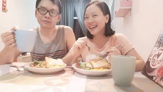 Breakfast / Ăn sáng / Cuoc Song Malaysia - Ngocmo family 0005