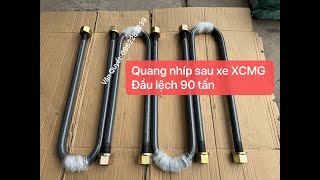 Bán Quang nhíp sau xe mỏ 90 tấn XCMG đầu lệch. M33x123x660 - Hotline: 0977117385