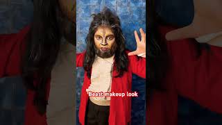 Beast makeup look #beautyandthebeast #makeupartist #viral #ytshorts #shortsvideo #swatisinghmakeover