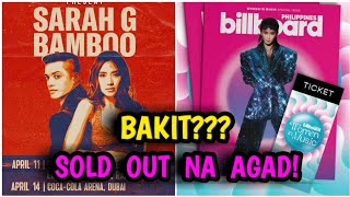 JUST WOW:BAKIT? TICKETS SOLD OUT NA AGAD SA CONCERT NI SARAH & BILLBOARD WOMEN MUSIC! | SARAH G NEWS