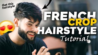 I Tried FRENCH CROP Hairstyle😍 | How to Get French Crop Hairstyle | Best Hairstyle for mens