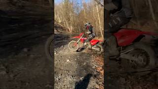 Crf450rl Hillclimb. The bump got me. #honda #hillclimb #crf450rl #dualsport