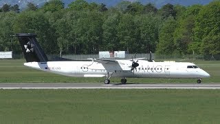 Austrian Airlines Dash 8 *Star Alliance Livery* landing at Graz Airport | OE-LGQ