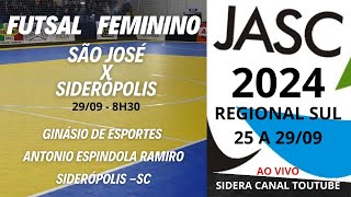 63° JASC Futsal Feminino 2024 - Siderópolis 3 x 3 São José - Siderópolis vence nas penalidades