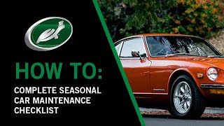 Complete Seasonal Car Maintenance Checklist