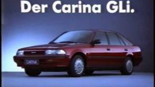 Toyota Carina Werbung 1989