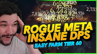 NEW Rogue META EASY FARM Tier 60 Patch 1.1.2! | Diablo 4