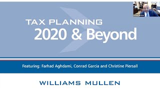 Tax Planning 2020 & Beyond