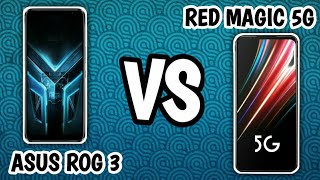 asus ROG 3 vs red MAGIC 5G