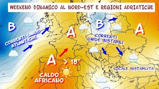 METEO WEEKEND: TEMPORALI SABATO 16/03 AL NORD-EST E POI POSSIBILE ARRIVO DELL'ANTICICLONE AFRICANO!