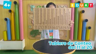 Tablero de Conteo del 11 al 20 Edukt