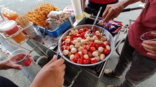 FILIPINO STREET FOOD | Squid Ball | Kikiam | Hotdog | Kwek-Kwek