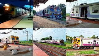 🥰Beautiful EMU Trains ER & SER Different Type of Local Train Video +Indian Railways