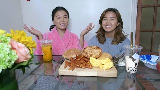 BREAKFAST MUKBANG: Relationship Talk ft. My Sister