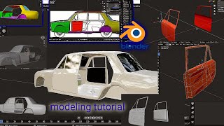 blender car modeling