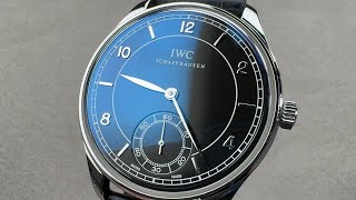 IWC Vintage Portuguese Hand Wound 5445-01 IWC Watch Review