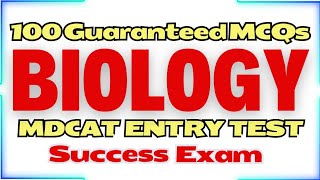 Ace MDCAT 2024: 100% Guaranteed Success! | 100 Most Important MCQ's Biology