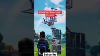 why people quit fortnite? #shorts #fortnite #fortniteclips