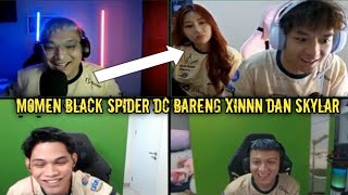 BANG XINNN DAN SKYLAR SALTING LIAT BLACK SPIDER PACAR NAOMI - Mobile Legends