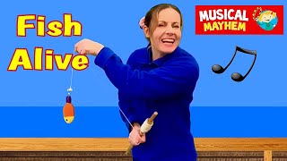 Once I Caught A Fish Alive | Nursery Rhyme | Musical Mayhem 🐟