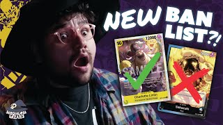 NEW Ban List will change EVERYTHING! : One Piece Card Game