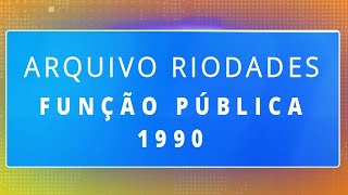 VT FUNÇÃO PUBLICA EM RIODADES 1990