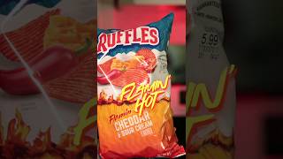 flamin' hot taste test part 3: fries & ruffles #snackreview #tastetest #flaminhot #spicyfood #snack