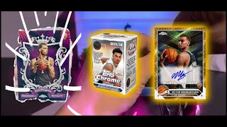 TOPPS CHROME BASKETBALL 2023-24 PACK OPENING‼️ || AUTO WEMBY PULL?? 👀