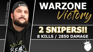 Warzone Win with 2 SNIPERS! (INSANE!) | BadBearGamer Stream VOD