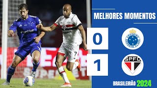 CRUZEIRO 0 x 1 SÃO PAULO | GOLS E MELHORES MOMENTOS | 26ª RODADA BRASILEIRÃO 2024