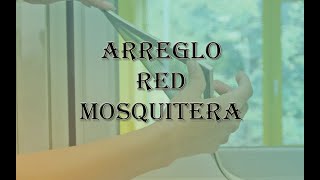 Cómo arreglar la red de una mosquitera