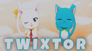 Happy, Charlie, Lector, Frosh, Lily twixtor clips (Fairy Tail 100 yq episode 7-8)