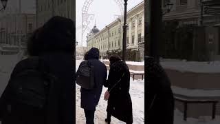 Winter festival in Moscow 🇷🇺❄️ #snow #winter #snowfall #youtubeshorts #youtube #tiktok