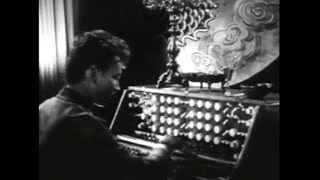 Vintage synth featured in 1957 film "Different from You and Me."