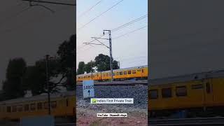 Lucknow Tejas express / India First Private Train #shorts #viralshorts #trainvideo