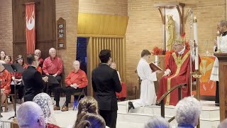 Candidacy Mass in Evansville, Indiana