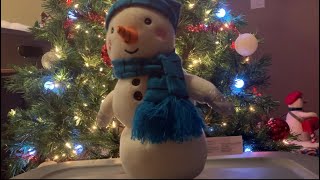 2017 Gemmy animated spinning snowman