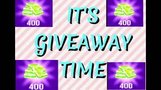 It’s giveaway time!!! (400 gems)  only one winner