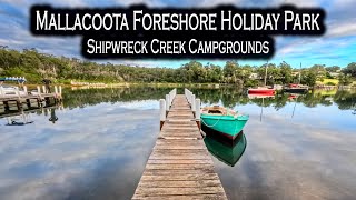 Mallacoota Foreshore Holiday Park, Shipwreck Creek, Fishing Mallacoota, Grey Nomads EP-132