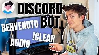 Comandi Discord Bot - Comando solo a un ruolo, Welcome message, !clear