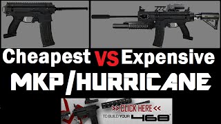 Cheapest and most expensive MKP/Hurricane